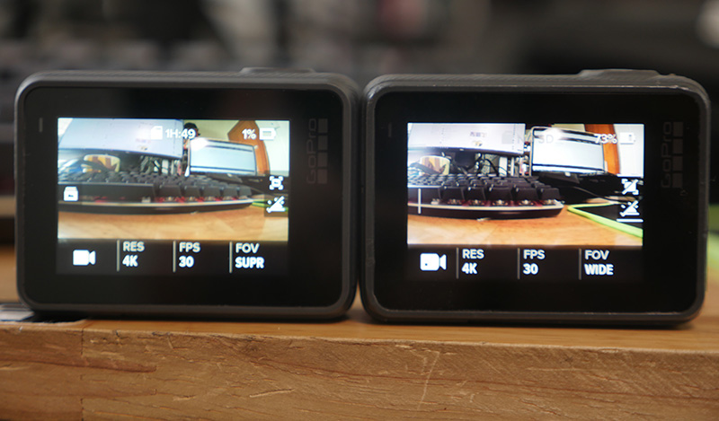 Nếu quay ở 4k 30/24fps thì Gopro6 có thêm góc Supper Wide thay vì Wide như Gopro 5.