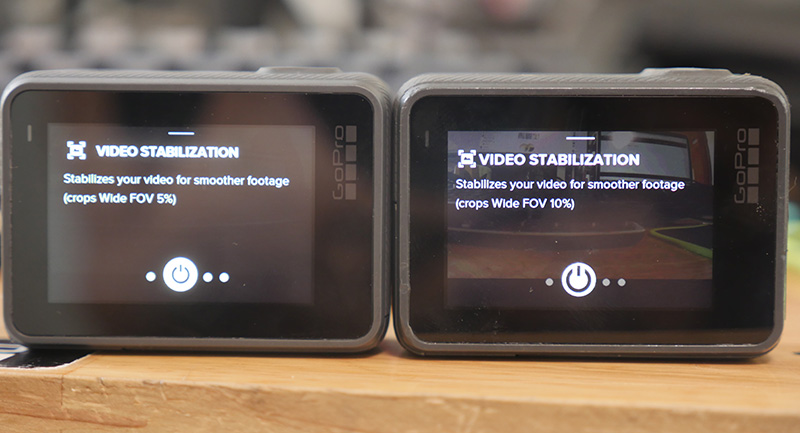 chống rung Gopro 6 crop 5% so với 10% của Gopro 5 nhưng bá đạo hơn nhiều